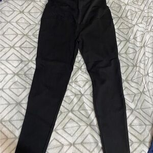 High-Waisted Black Leggings